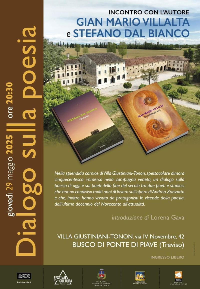 Dialogo sulla Poesia Villa Giustiniani Tonon