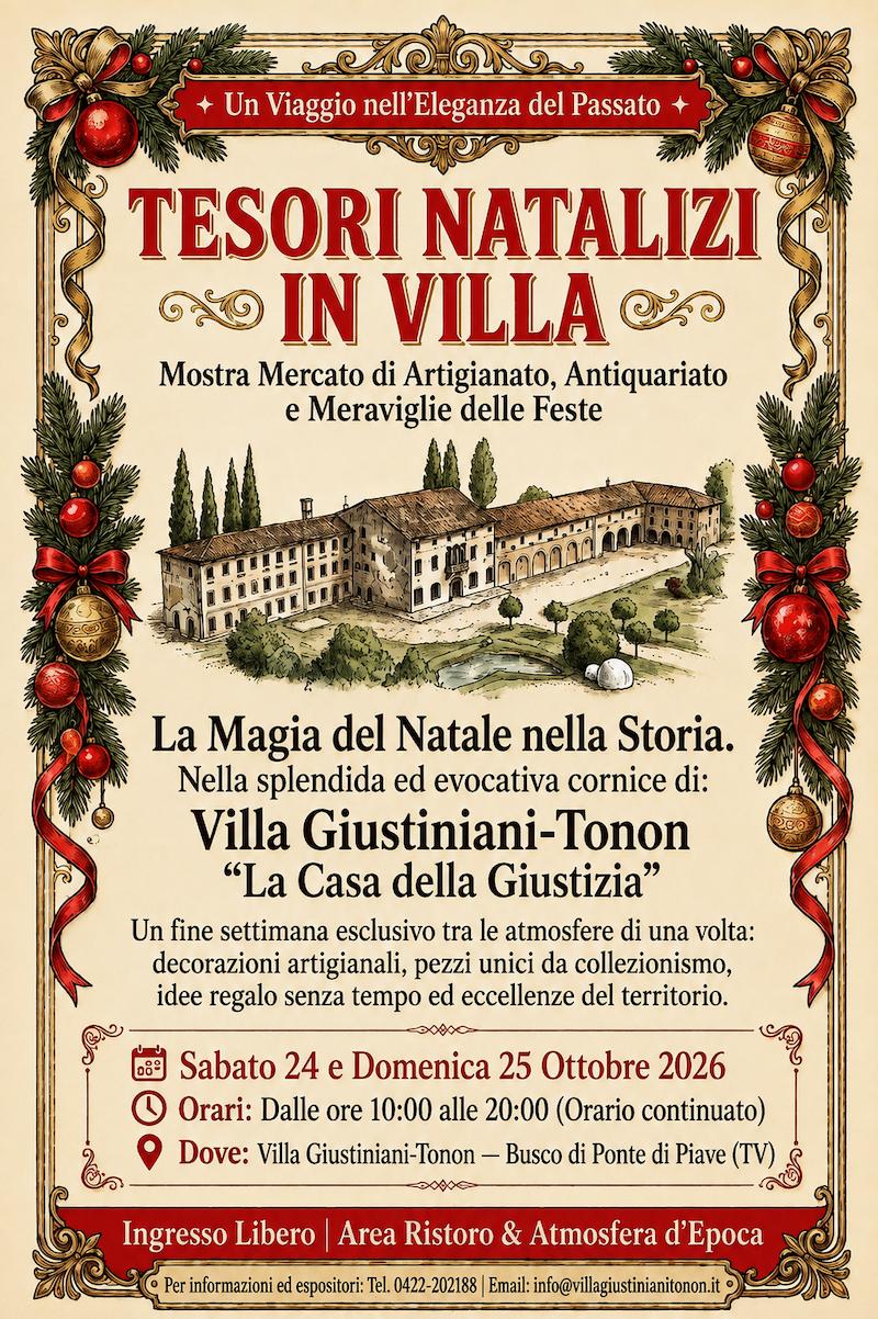 Locandina Tesori Natalizi in Villa